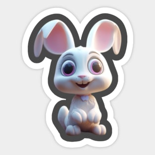 Cute Bunny Sticker